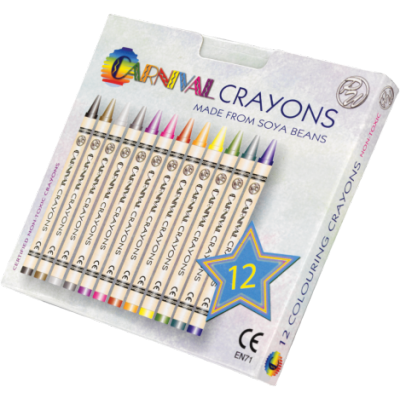 Carnival Crayons - 12 Pack